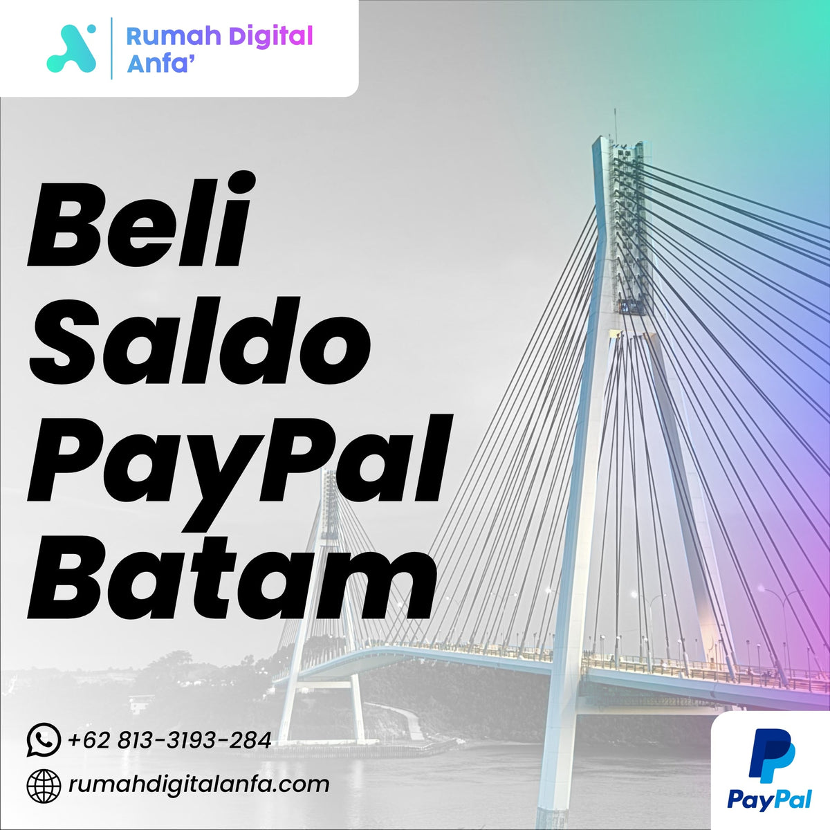 Beli Saldo PayPal Batam Terpercaya & Rate Kompetitif