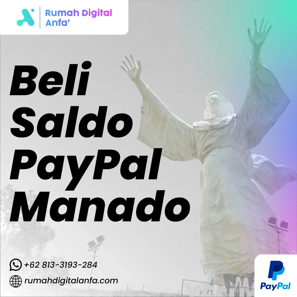 Beli Saldo PayPal Manado Terpercaya & Rate Kompetitif