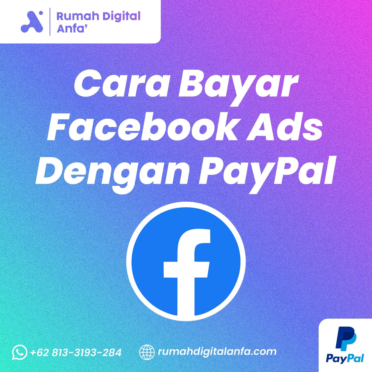 Jasa Bayar Facebook Ads dengan PayPal