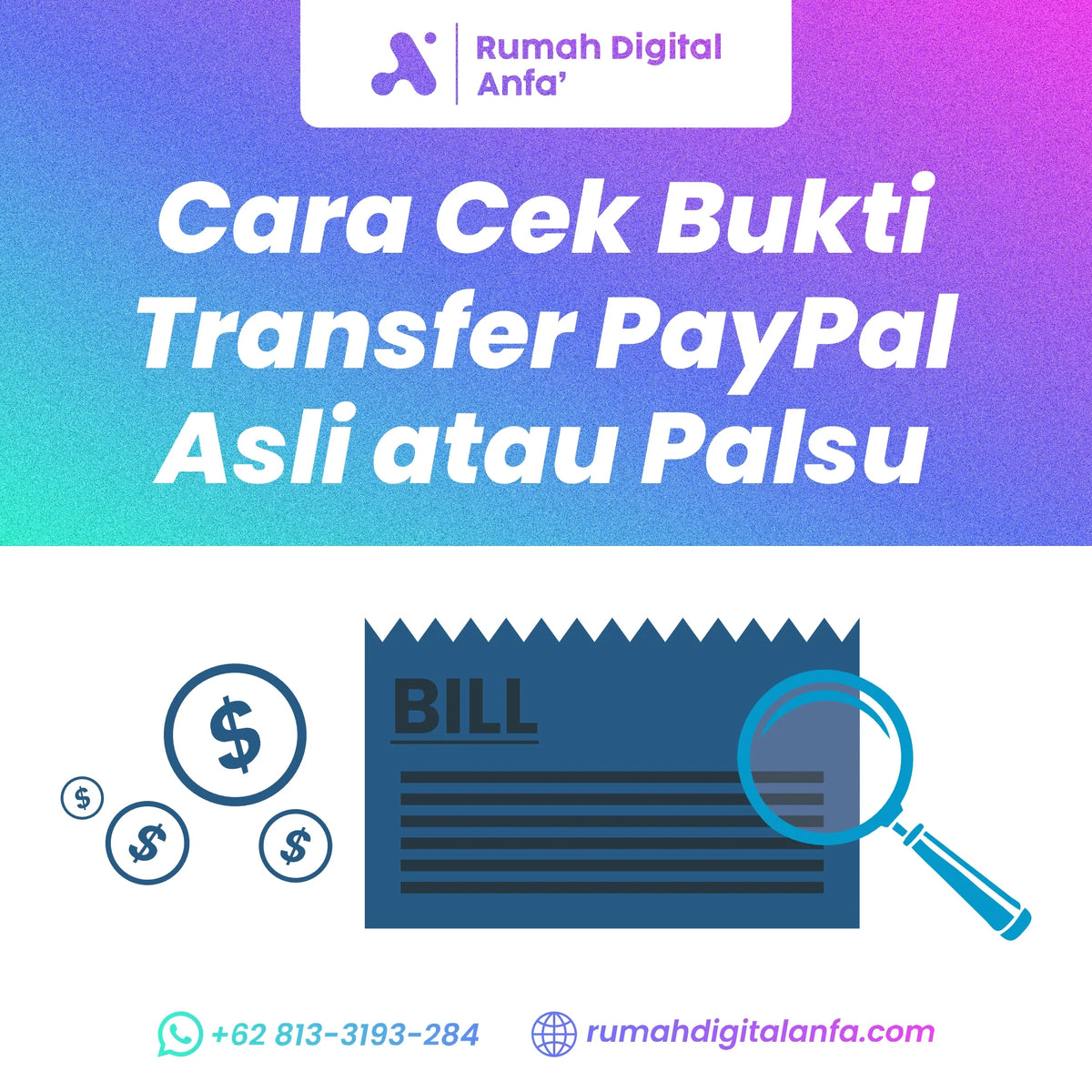 Cara Cek Bukti Transfer PayPal Asli atau Palsu