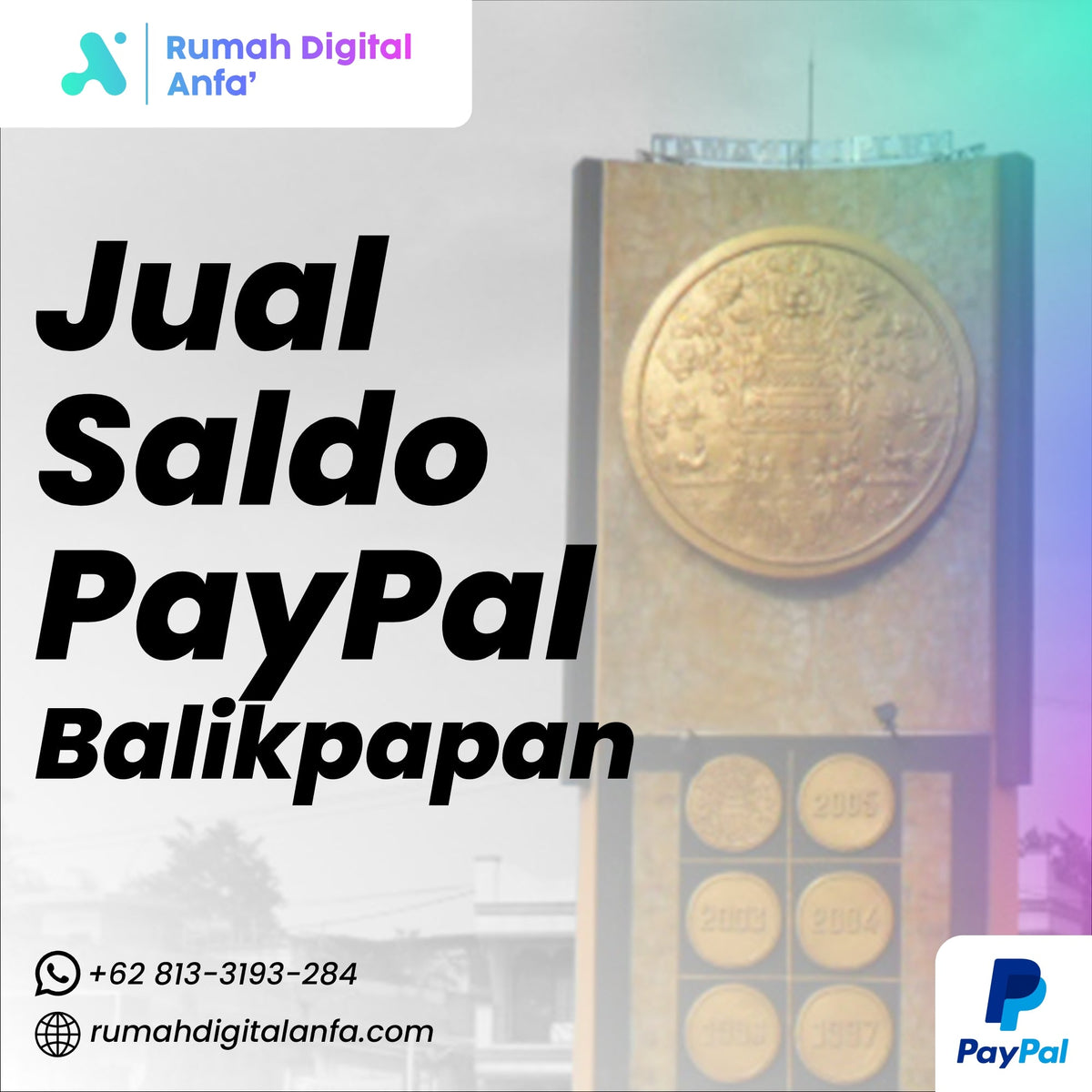 Jual Saldo PayPal Balikpapan Terpercaya & Proses Cepat