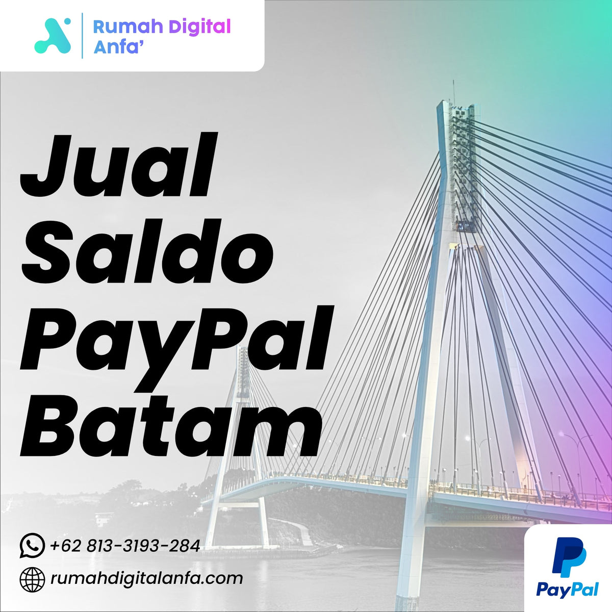 Jual Saldo PayPal Batam Terpercaya & Proses Cepat