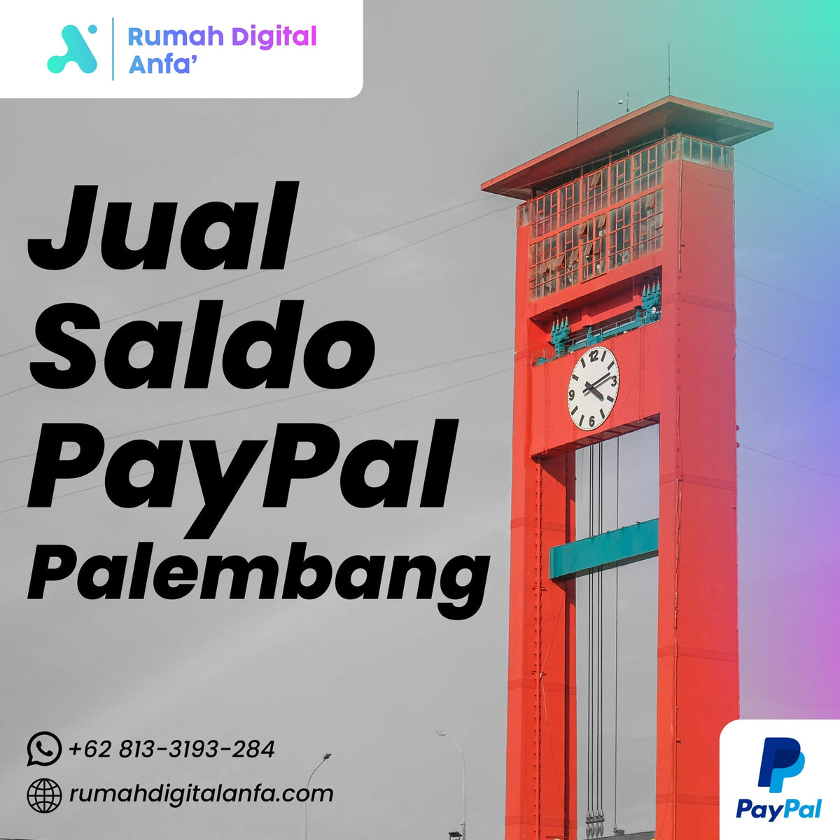 Jual Saldo PayPal Palembang Terpercaya & Proses Cepat