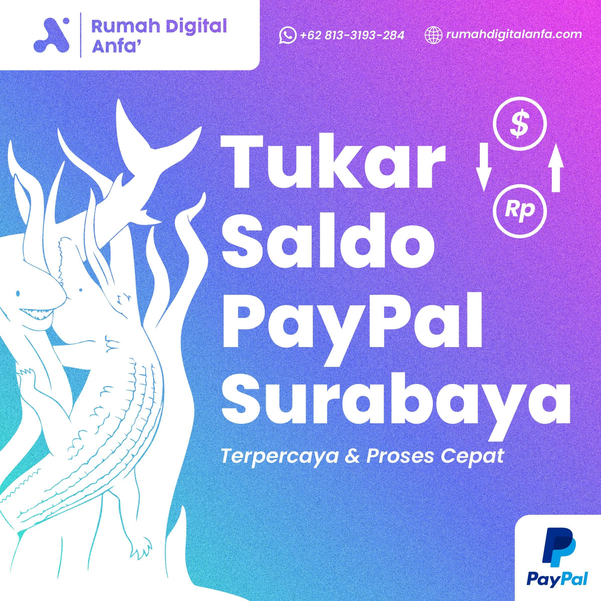 Tukar Saldo PayPal Surabaya Terpercaya & Proses Cepat